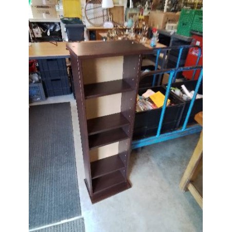 BIBLIOTHÈQUE BOIS TEINTÉ WENGÉ 