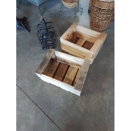 CAISSE RECTANGULAIRE BOIS NATUREL 
