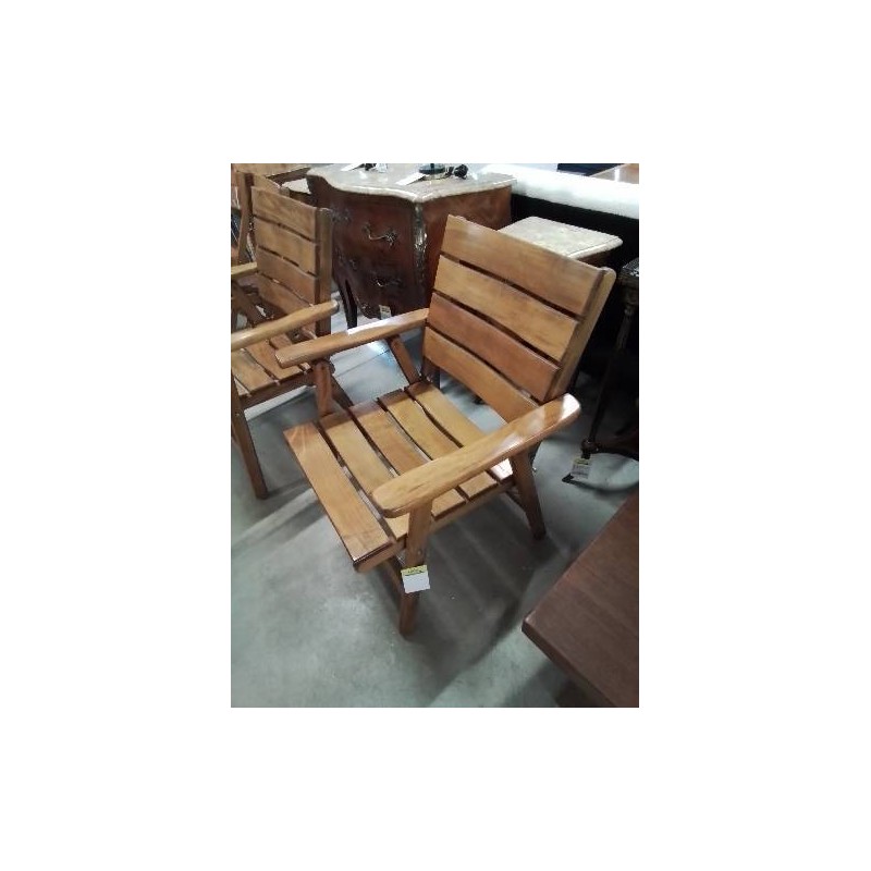 FAUTEUIL DEJARDIN PLIANT BOIS CLAIR SODIBOIS JARDIN
