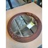 MIROIR ROND BOIS SCULPTÉ 