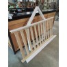 LIT MAISONNETTE ENFANT BOIS BLANC 90X190CM