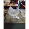COUPE SUR PIEDOUCHE CRISTAL TAILLÉ 25 CM