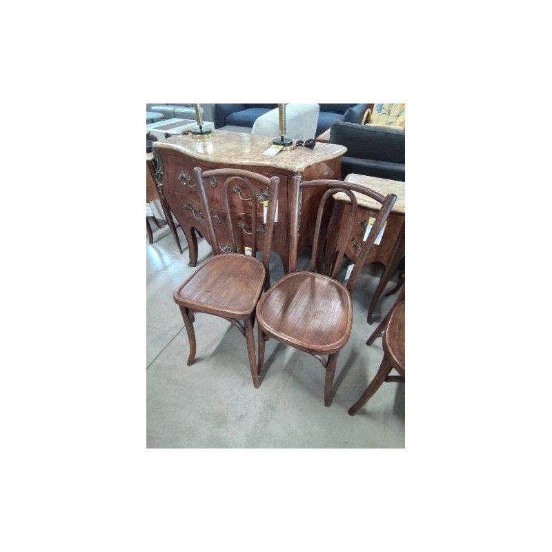 CHAISE BISTROT BOIS COURBÉ ANNÉES 50