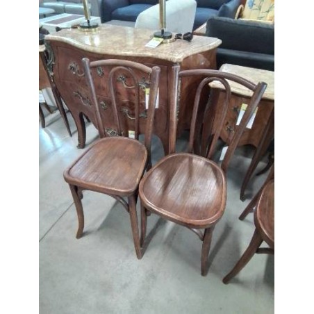 CHAISE BISTROT BOIS COURBÉ ANNÉES 50