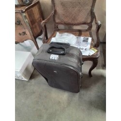 VALISE A ROULETTES TISSU MARRON SO BAG
