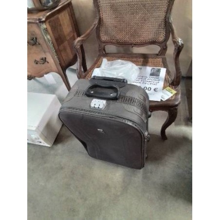 VALISE A ROULETTES TISSU MARRON SO BAG