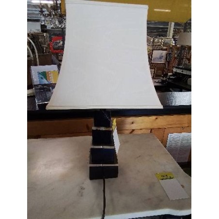 LAMPE PAGODE BOIS ET PLEXIGLAS AJ ECRU