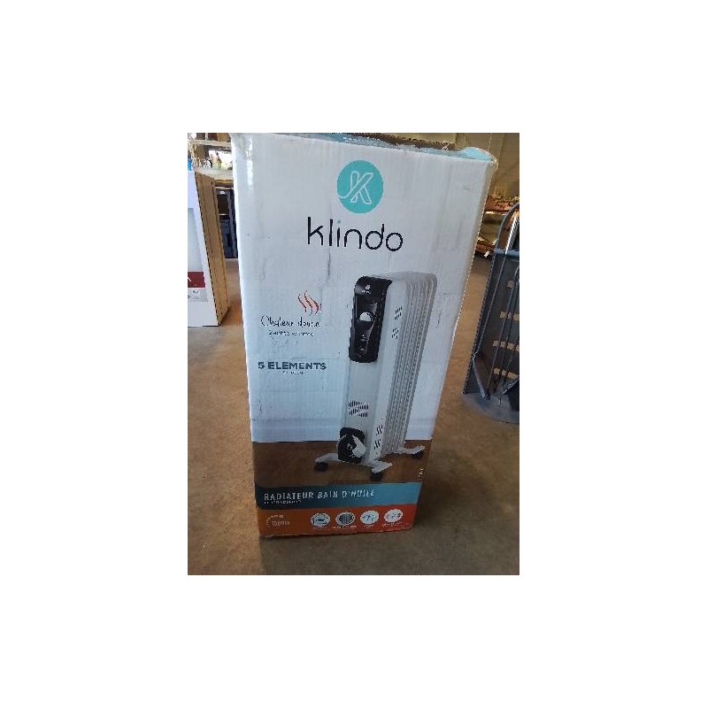 RADIATEUR A BAIN D’HUILE KLINDO 1000W