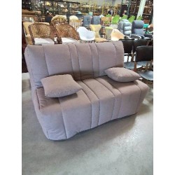 BZ TISSU TAUPE MATELAS DUNLOPILLO 