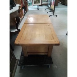 TABLE BASSE RECTANGULAIRE BAR CHÊNE CLAIR