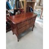 COMMODE ARBALÈTE BOIS CHANTOURNÉ 2 TIROIRS STYLE LOUIS XV