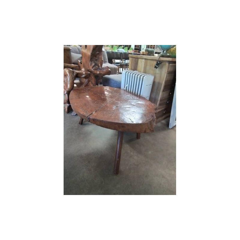TABLE BASSE TRIPODE TECK