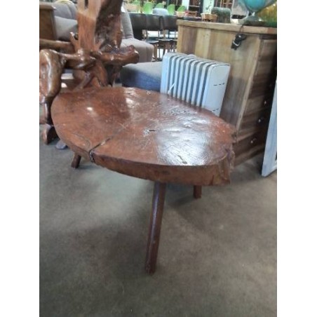 TABLE BASSE TRIPODE TECK