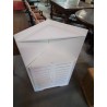 ENCOIGNURE BOIS BLANC 2 PORTES 1 NICHE 