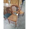 CHAISE HAUTE BOIS CLAIR CANNÉ NAPOLÉON III