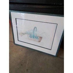 DESSIN PANIER AU BOUQUET