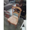 CHAISE CINTRÉ BOIS CLAIR ASDISE ECRU ORANGÉ LOUIS PHILIPPE 