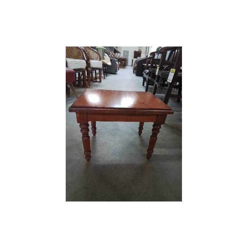 PORTE PLANTE RECTANGULAIRE BOIS CLAIR PIEDS TOURNÉS 