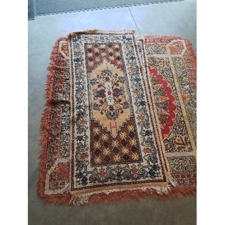 TAPIS ÉCRU MARRON 150X70CM
