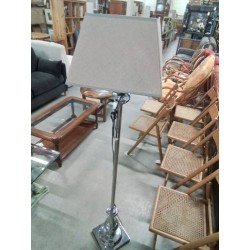 LAMPADAIRE MÉTAL CHROMÉ AJ TAUPE