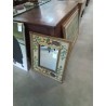 MIROIR RECTANGULAIRE BOIS DORÉ AUX FRUITS 