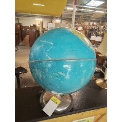 GLOBE TERRESTRE LUMINEUX SOCLE MÉTAL GRANGE BATELIERE PARIS