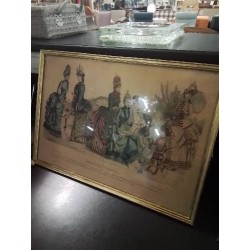 GRAVURE JOURNAL DES DEMOISELLES 