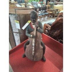 STATUETTE RÉSINE MUSICIEN 