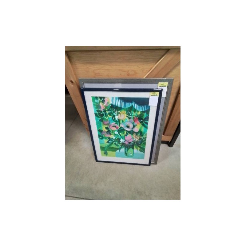 LITHOGRAPHIE EPREUVE  D ARTISTE BOUQUET CAMILLE HIRAIRE 1916 2004