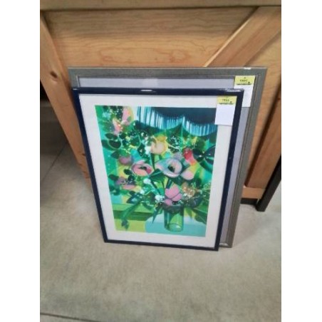 LITHOGRAPHIE EPREUVE  D ARTISTE BOUQUET CAMILLE HIRAIRE 1916 2004
