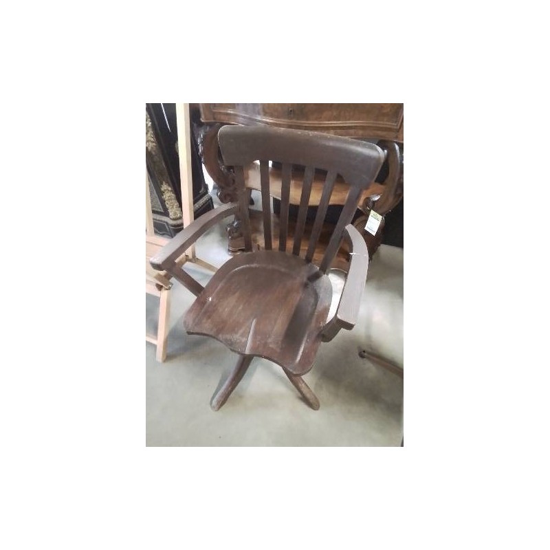 FAUTEUIL AMERICAN BOIS DÉBUT XXE