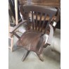 FAUTEUIL AMERICAN BOIS DÉBUT XXE