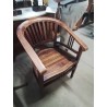 FAUTEUIL GONDOLE BOIS STYLE COLONIAL