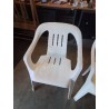 FAUTEUIL DE JARDIN RÉSINE ECRU