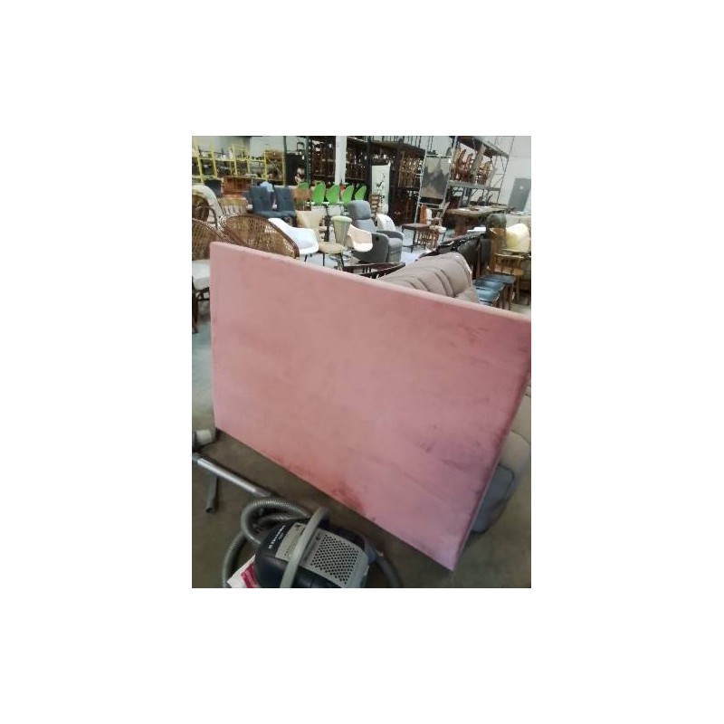 TETE DE LIT TISSU ROSE 140X102CM
