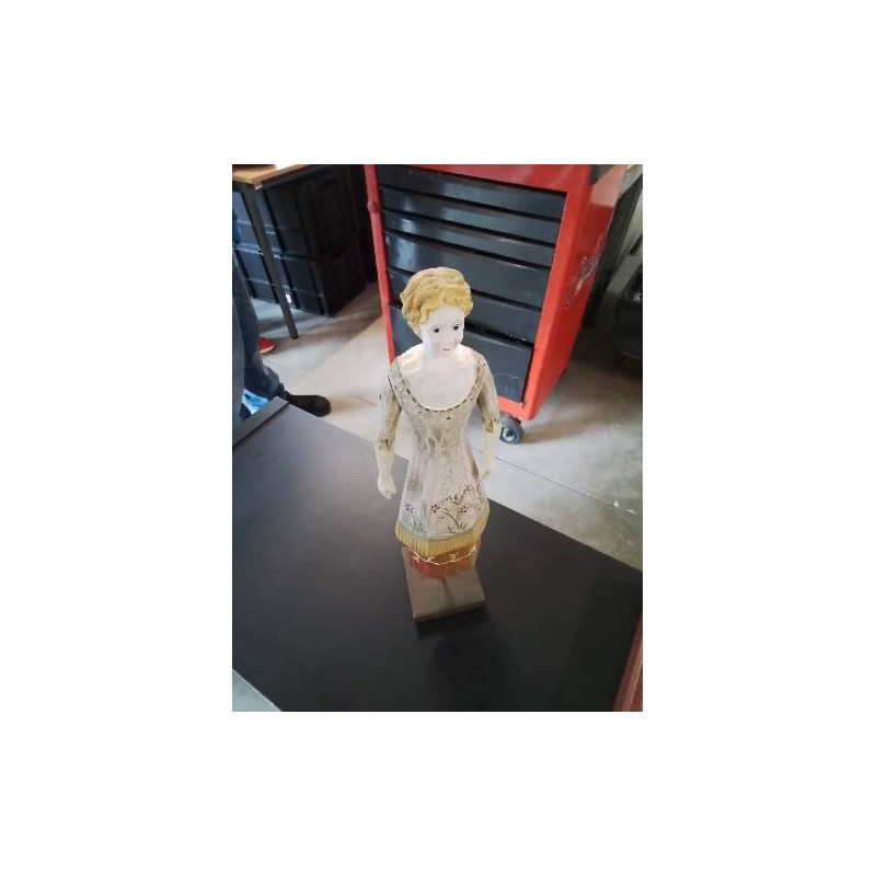 STATUETTE FEMME ARTICULEE BOIS 