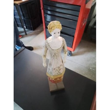 STATUETTE FEMME ARTICULEE BOIS 