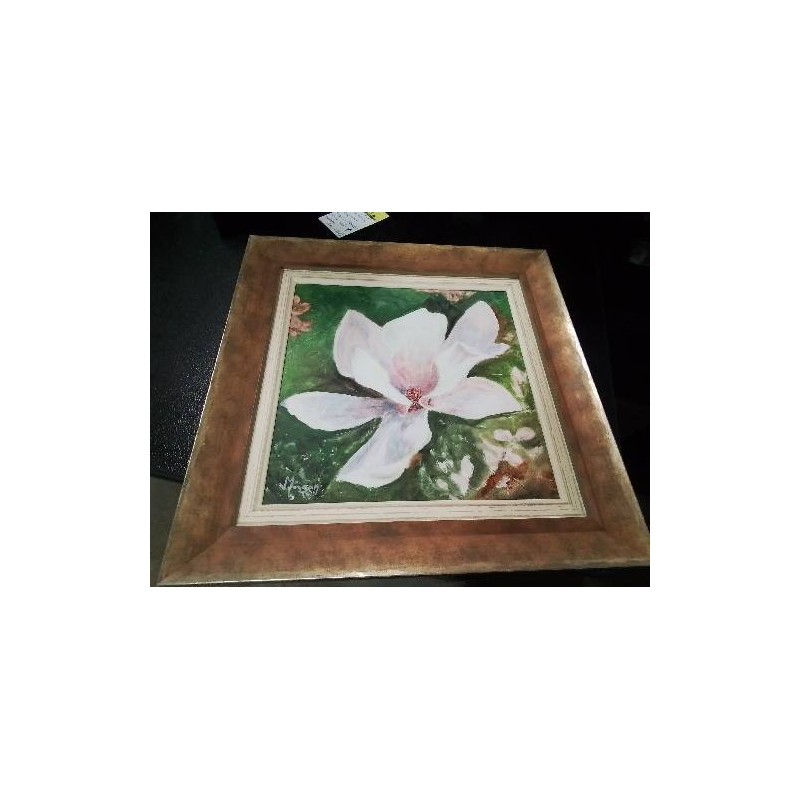 HUILE SUR TOILE MAGNOLIA 30X30