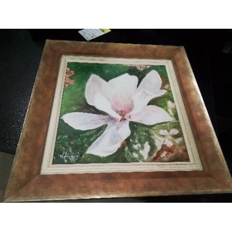 HUILE SUR TOILE MAGNOLIA 30X30
