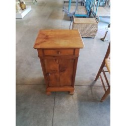 CHEVET LOUIS PHILIPPE 1 TIROIR 1 PORTE BOIS CLAIR