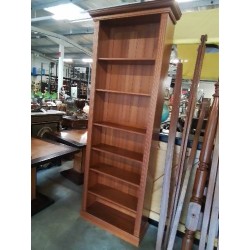 BIBLIOTHEQUE BOIS 7 NICHES 235X90X33CM