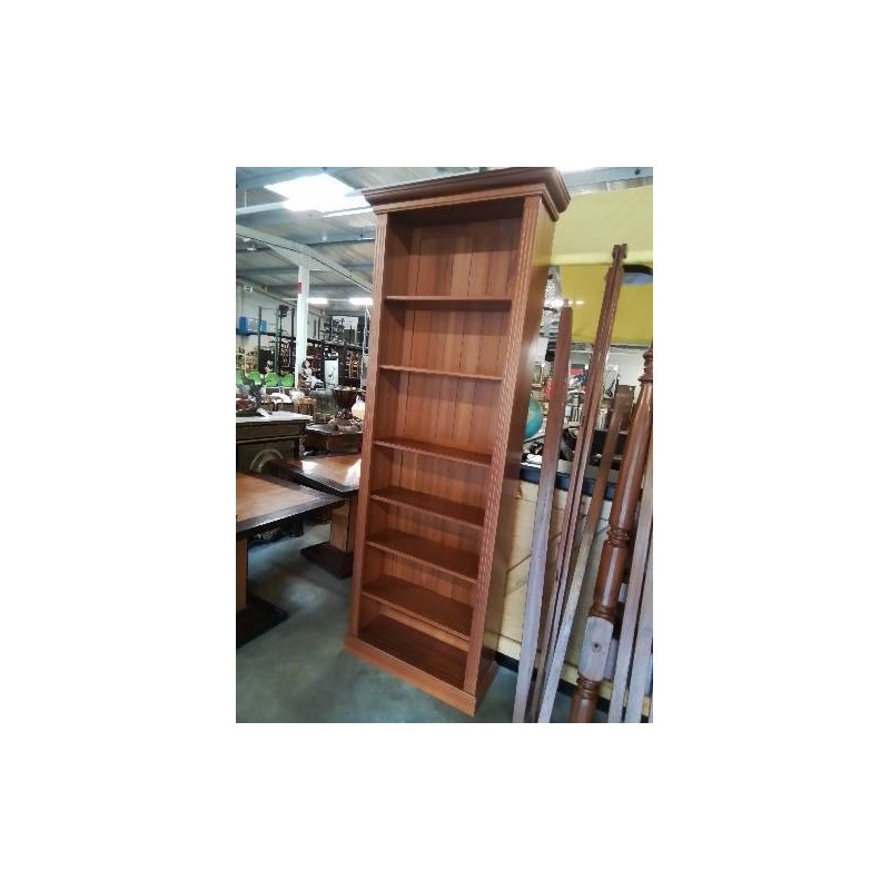 BIBLIOTHEQUE BOIS 7 NICHES 235X90X33CM