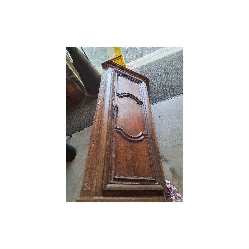 BONNETIÈRE DE COIN BOIS MOULURÉ 1 PORTE DÉBUT XXE