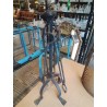 SERVITEUR DE CHEMINÉE FER FORGÉ 5 PIÈCES 