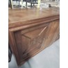 ENFILADE BOIS CLAIR SCULPTÉ 3 PORTES ANNÉES 40