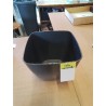 CACHE POT RÉSINE GRIS MARCHIORO 25X25X23CM