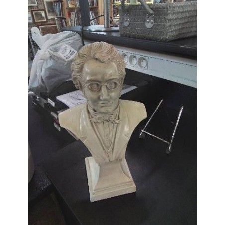 STATUETTE BUSTE CÉRAMIQUE F.SCHUBERT