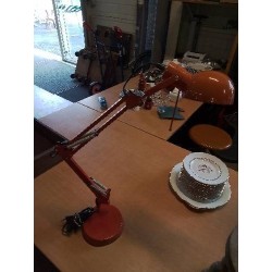 LAMPE ARTICULEE MÉTAL ORANGE 