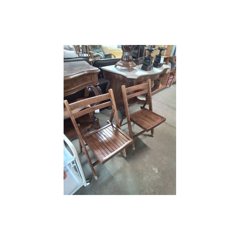 CHAISE PLIANTE BOIS DOSSIER 2 BARREAUX 