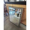 MIROIR RECTANGULAIRE BOIS BLEU DORÉ 8OX100
